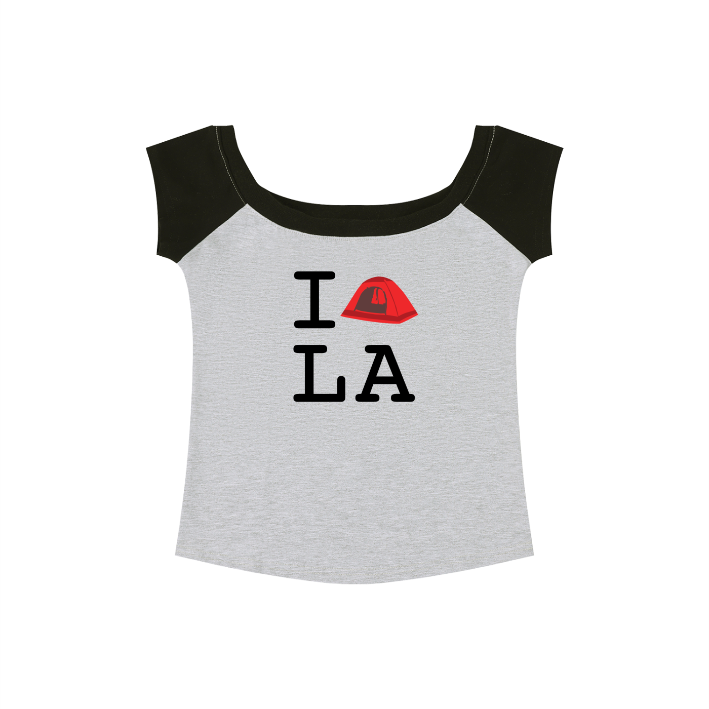 I Tent LA - Women's Color Block Raglan Baby T-Shirt